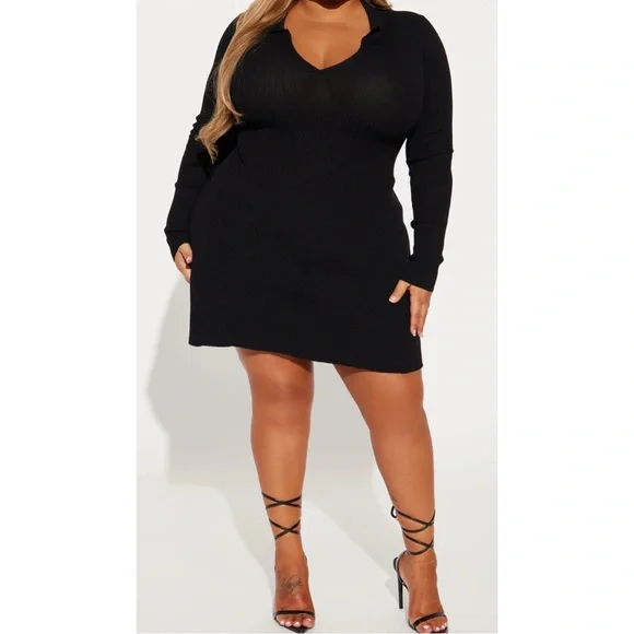 Fashion Nova Dresses Fashionnova Sara Aline Sweater Mini Dress